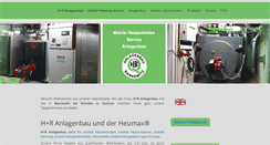Desktop Screenshot of hr-anlagenbau.de